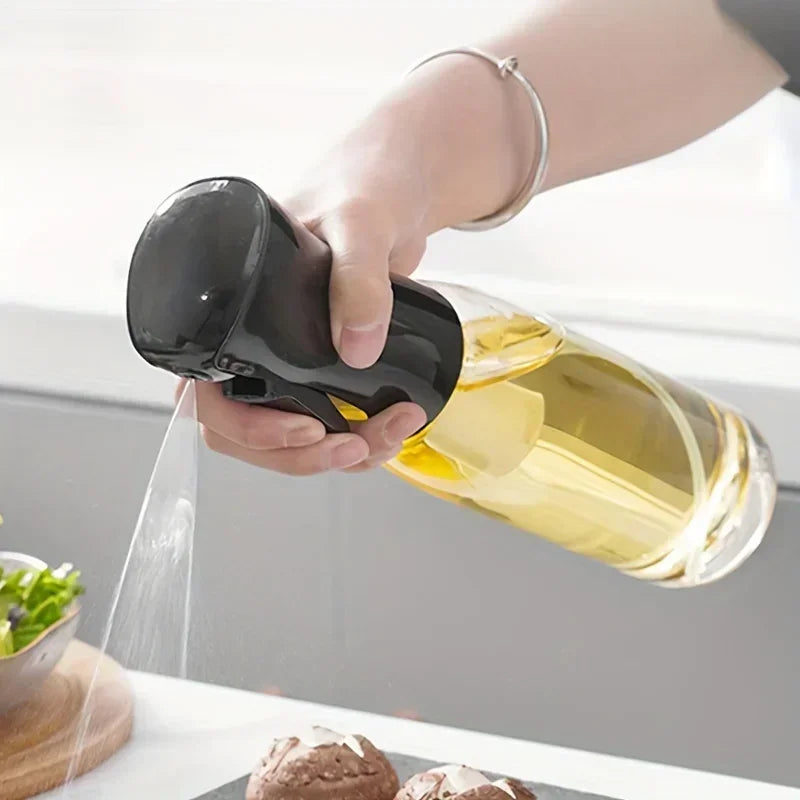 200/300/500 ml Ölsprühflasche – Olivenölsprüher – Küchen- und Kochspender – Für Camping, Backen – Sprühbehälter für Essig und Sojasauce