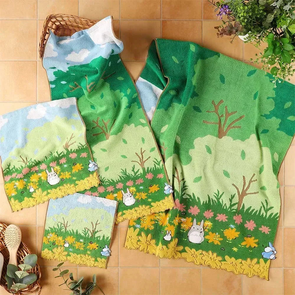 Niedliche 100 % Baumwolle Stickerei Cartoon Handtücher Badezimmer Handtuch Batrh für Kinder Erwachsene Strand
