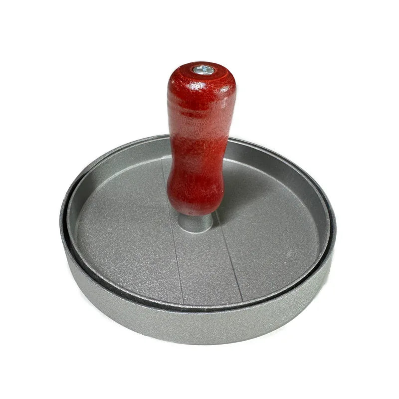 Burgerpresse, antihaftbeschichtet, Hamburger-Patty-Maker mit Wachspapier, Aluminium-Burger-Maker für Grill und Küche