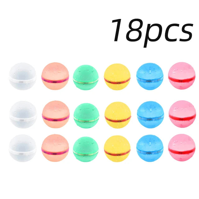 Wiederverwendbare magnetische Wasserballons – Nachfüllbare Wasserbomben – Schnell befüllbar und selbstverschließend – Spritzbälle für Kinder – Ideal für Schwimmbad und Wasserspiele