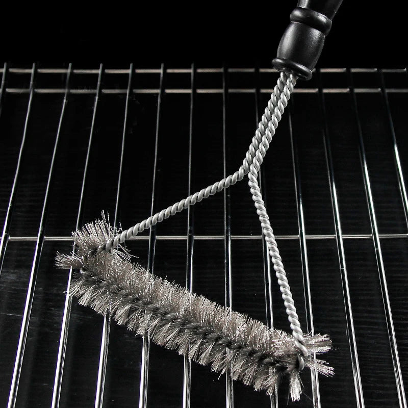 Grillreinigungsbürste – BBQ-Zubehör – Edelstahlborsten – Antihaft-Reinigungsbürste – Grillzubehör