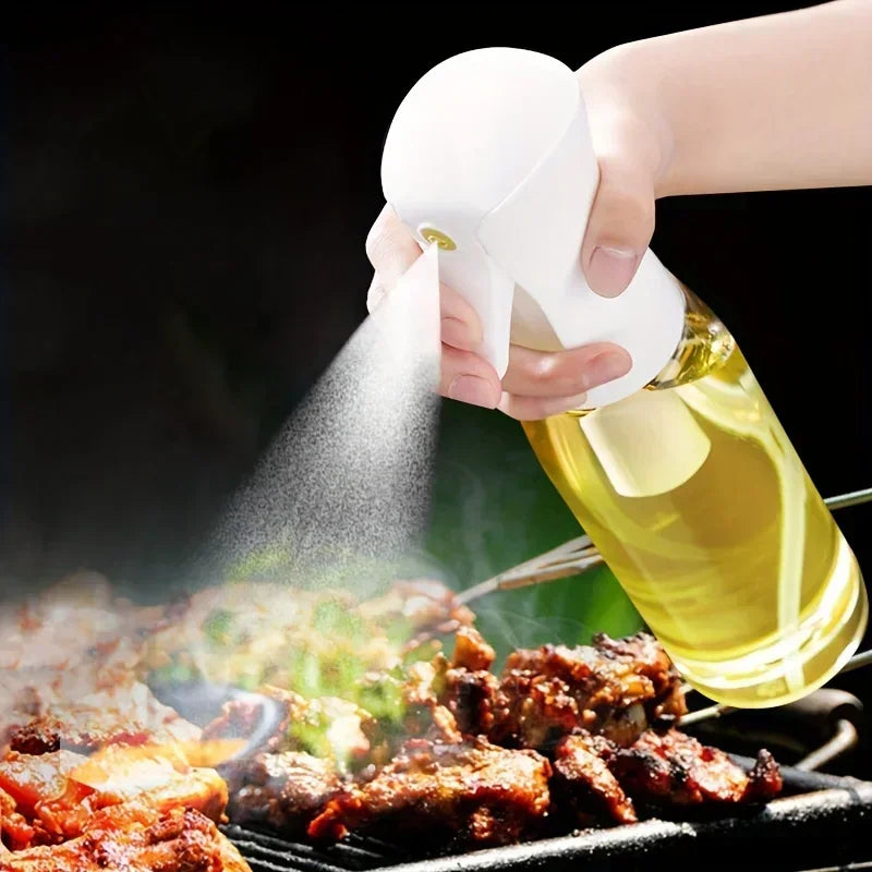 200/300/500 ml Ölsprühflasche – Olivenölsprüher – Küchen- und Kochspender – Für Camping, Backen – Sprühbehälter für Essig und Sojasauce