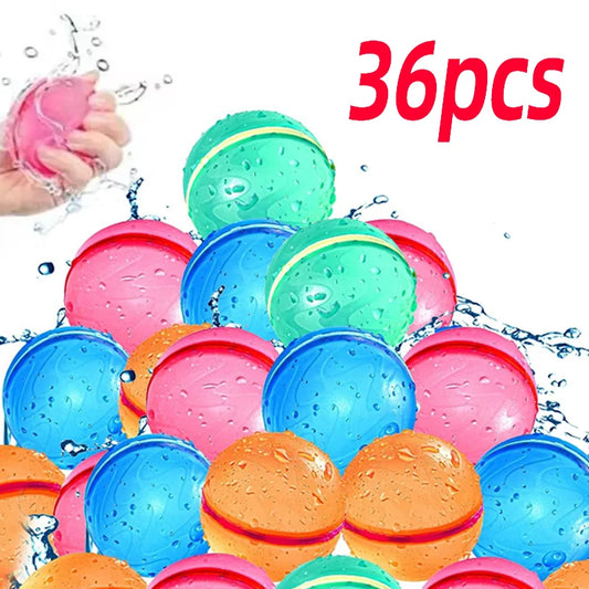 Wiederverwendbare magnetische Wasserballons – Nachfüllbare Wasserbomben – Schnell befüllbar und selbstverschließend – Spritzbälle für Kinder – Ideal für Schwimmbad und Wasserspiele